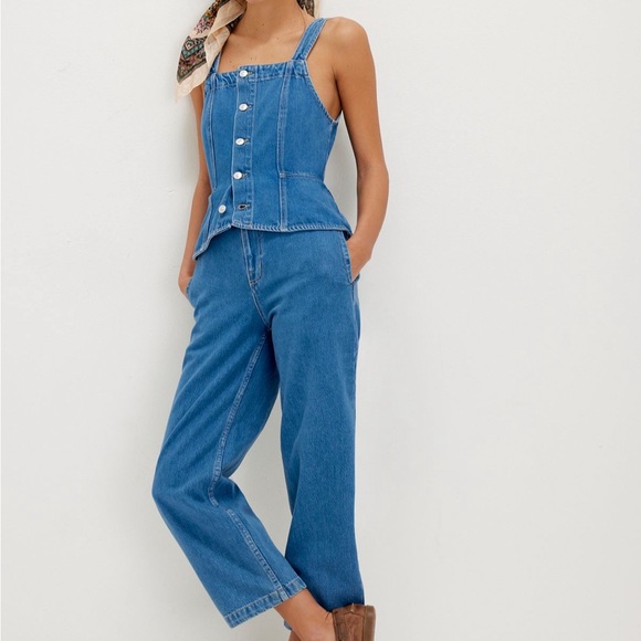 Women´s Blue Denim Jumpsuit